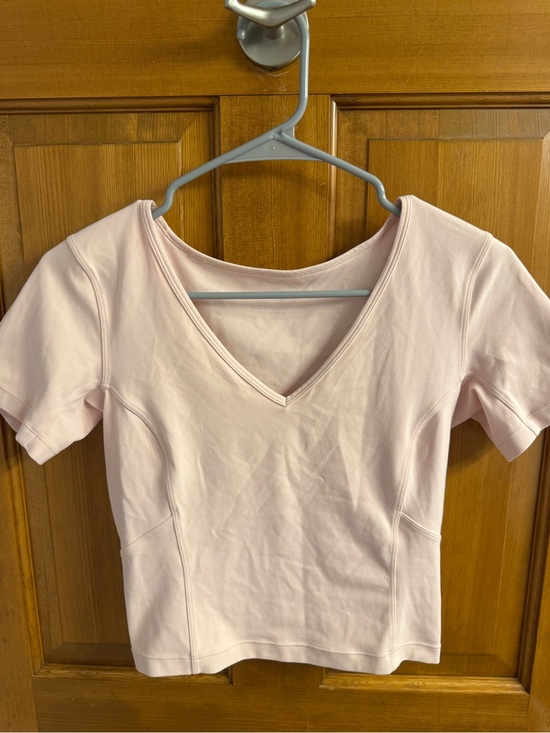 lululemon athletica Tops - Women's Lululemon Pink V-Neck Short Sleeve Top